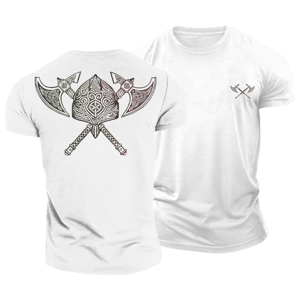 Axes of Valhalla Cotton T-Shirt