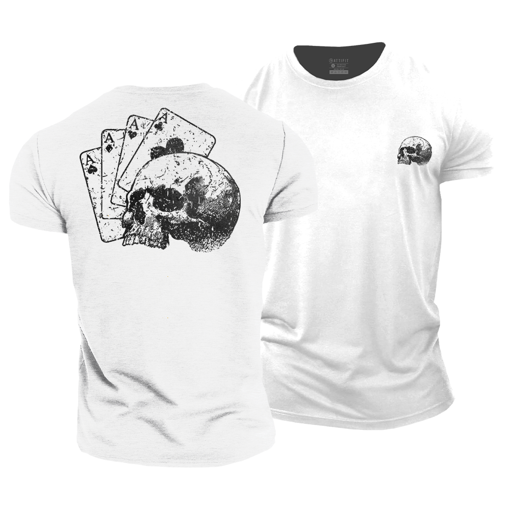 Ace of Skulls Cotton T-Shirt