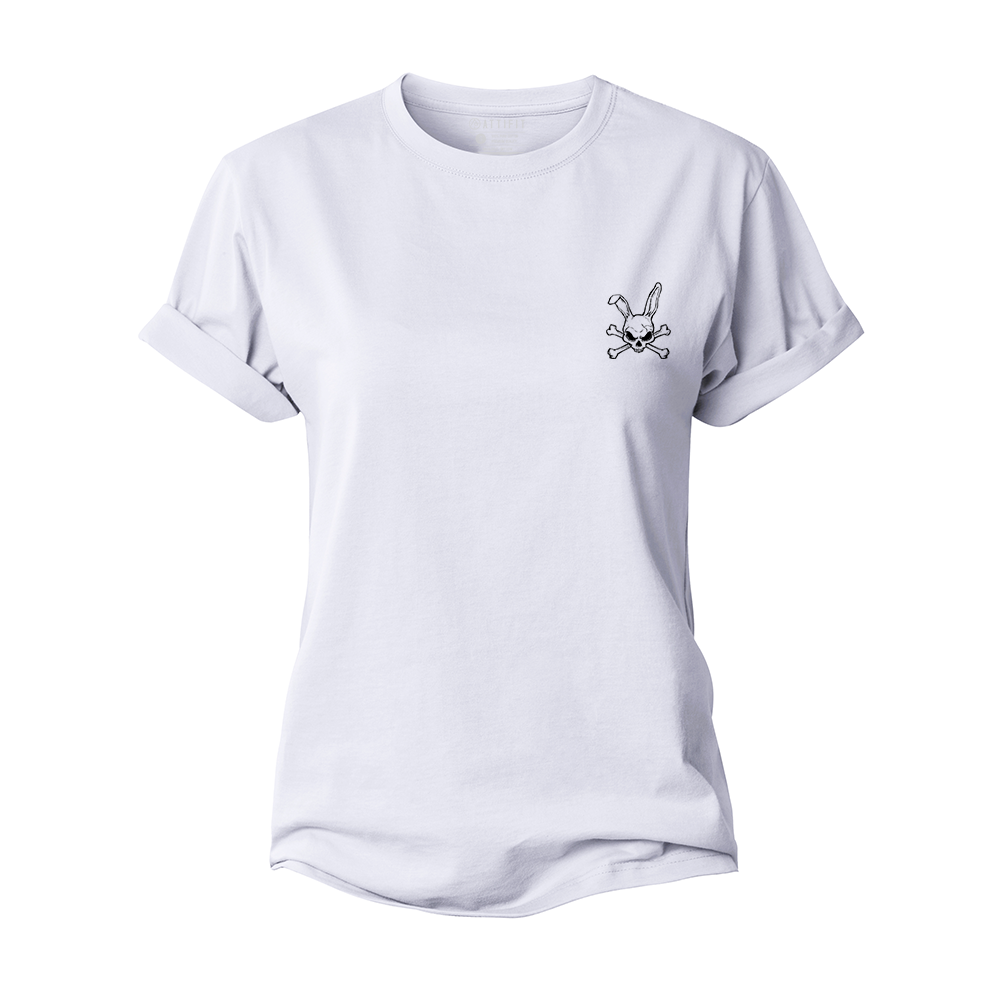 Skeleton Rabbit Women's Cotton T-Shirt
