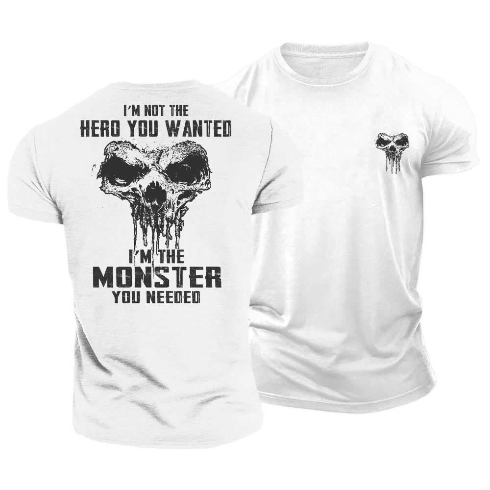 Skull Monster Cotton T-Shirt