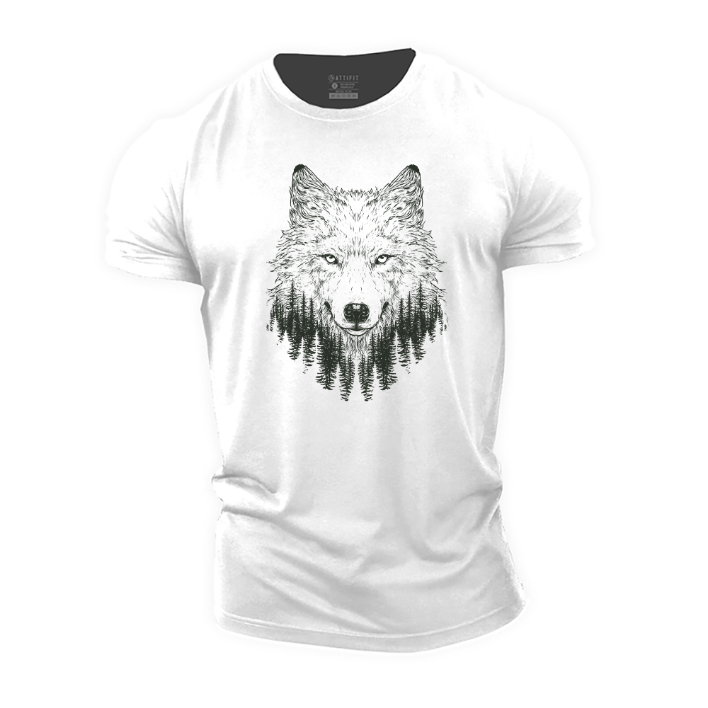 Timber Wolf Cotton T-Shirt