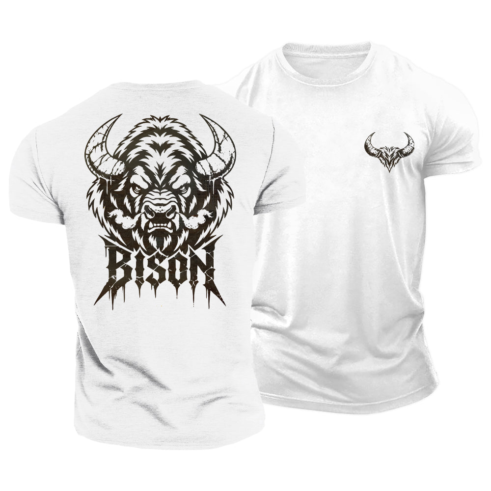 Built Like Bison Cotton T-Shirt