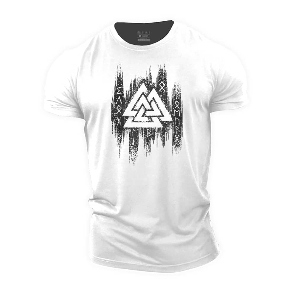Viking Valknut Cotton T-Shirt