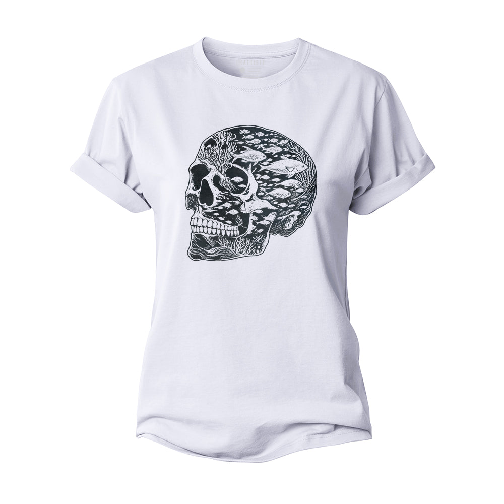 Skull of the Sea Women's Cotton T-Shirt