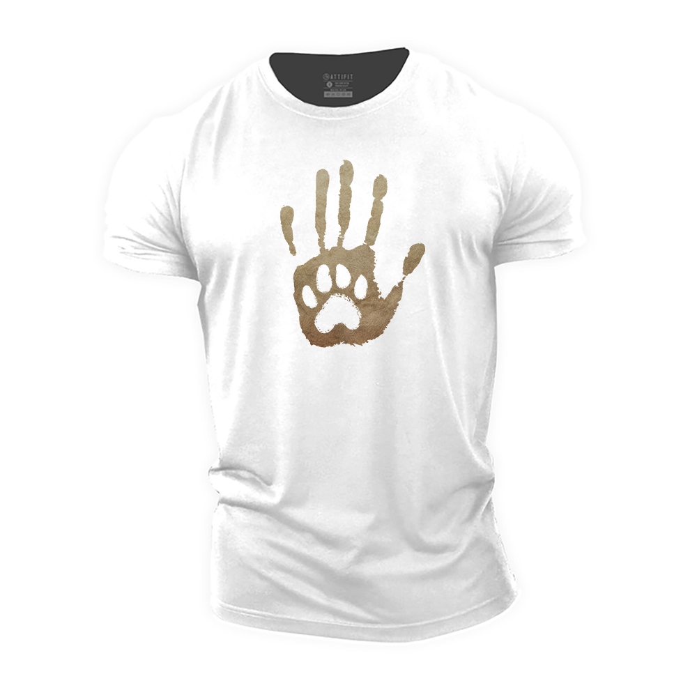 Human & Dog Cotton T-Shirt