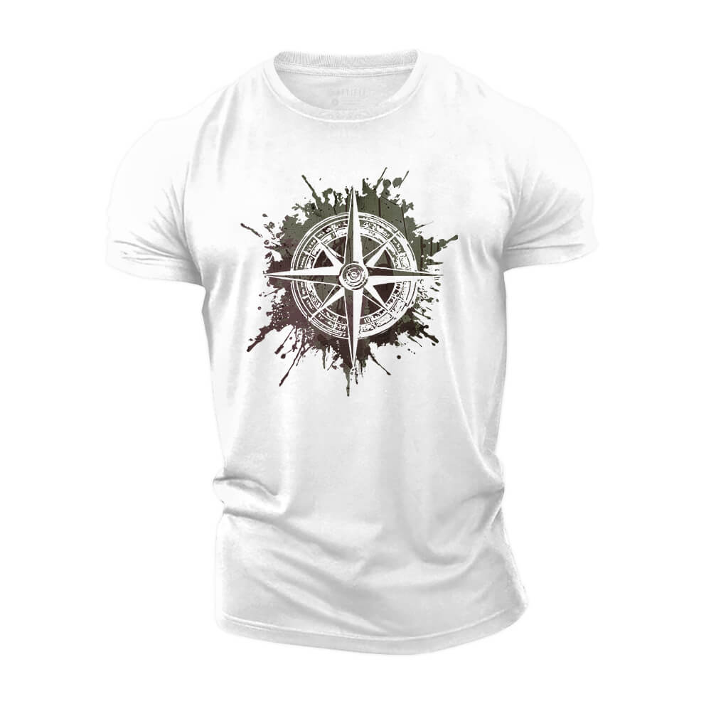 Wander Compass Cotton T-Shirt
