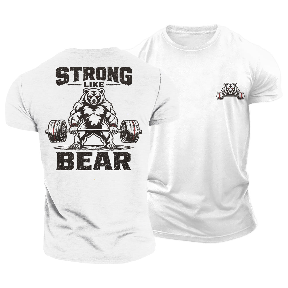 Bear Power Cotton T-Shirt