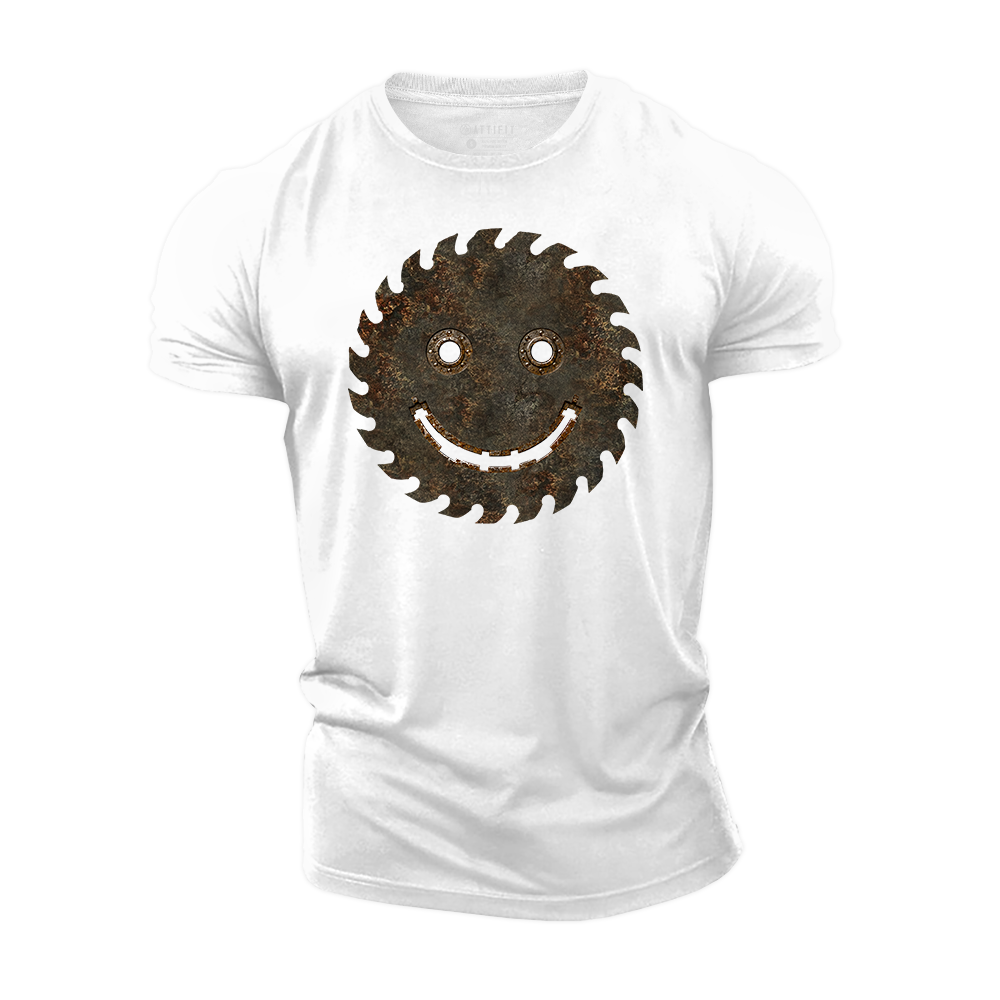 Rusted Joy Machine Cotton T-Shirt