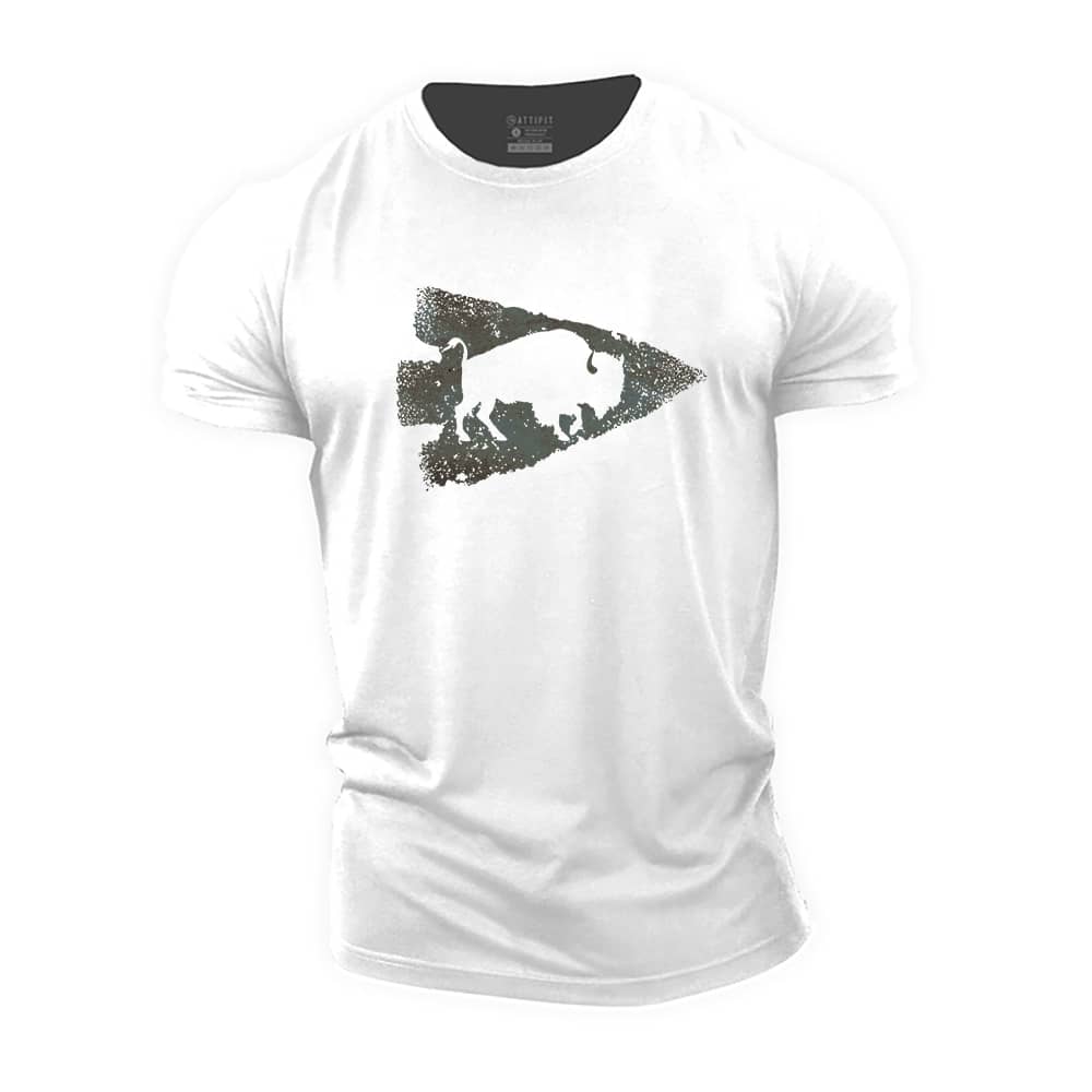 Buffalo Arrow Cotton T-Shirt