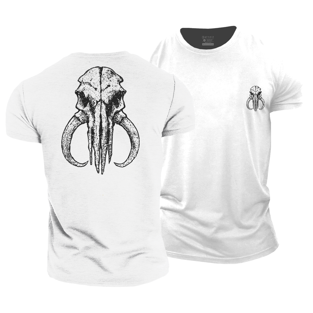 Tusk Skeleton Cotton T-Shirt