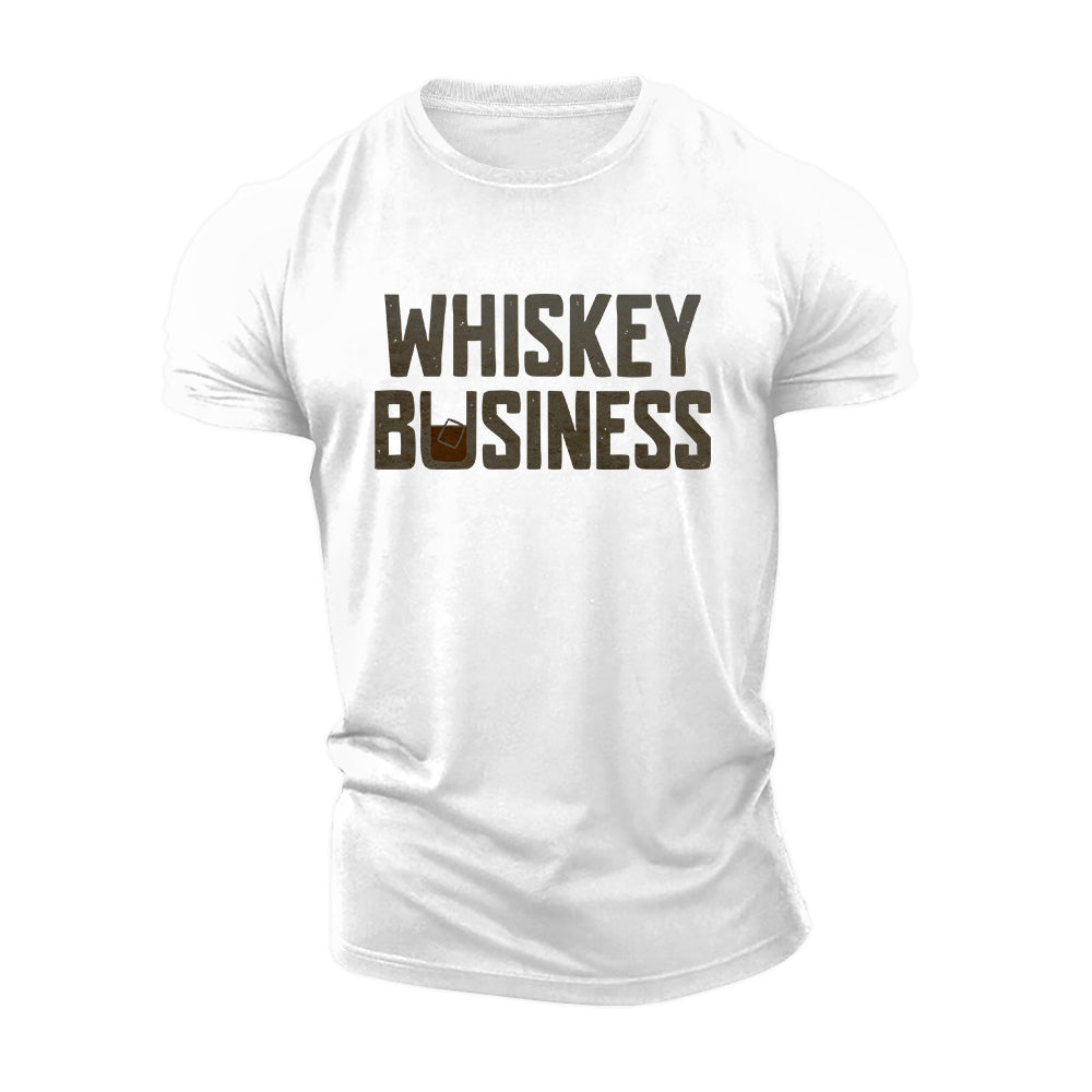 Whiskey Business Cotton T-Shirt