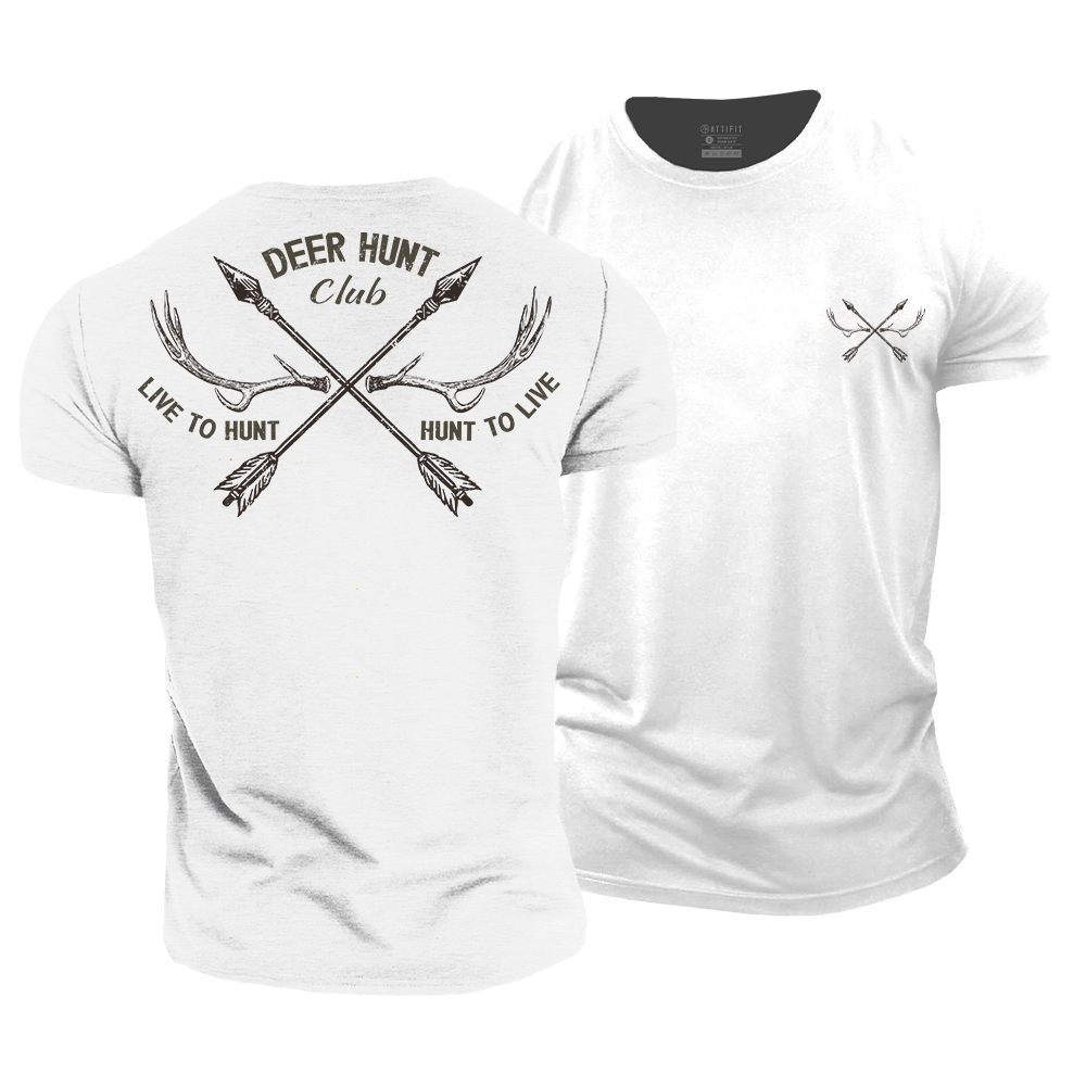 Deer Hunt Club Cotton T-Shirt