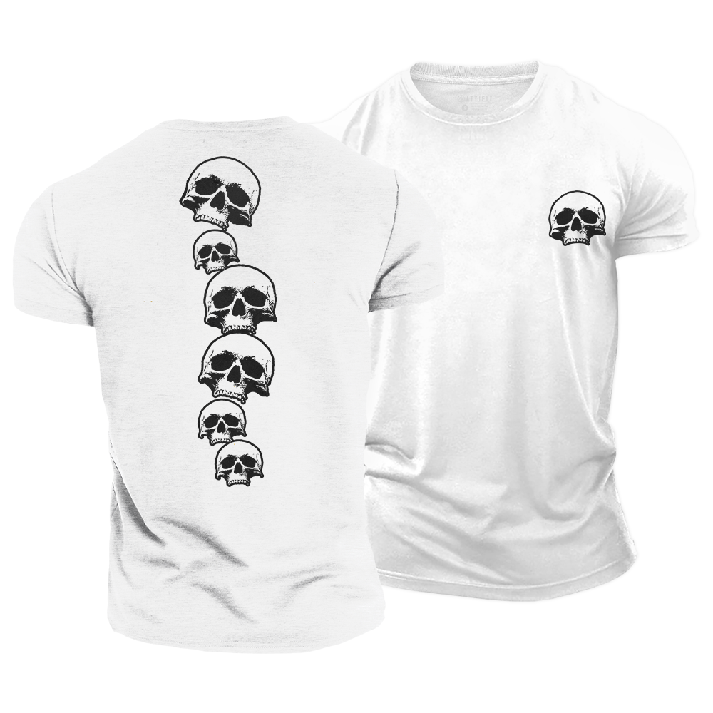 Line of Death Cotton T-Shirt