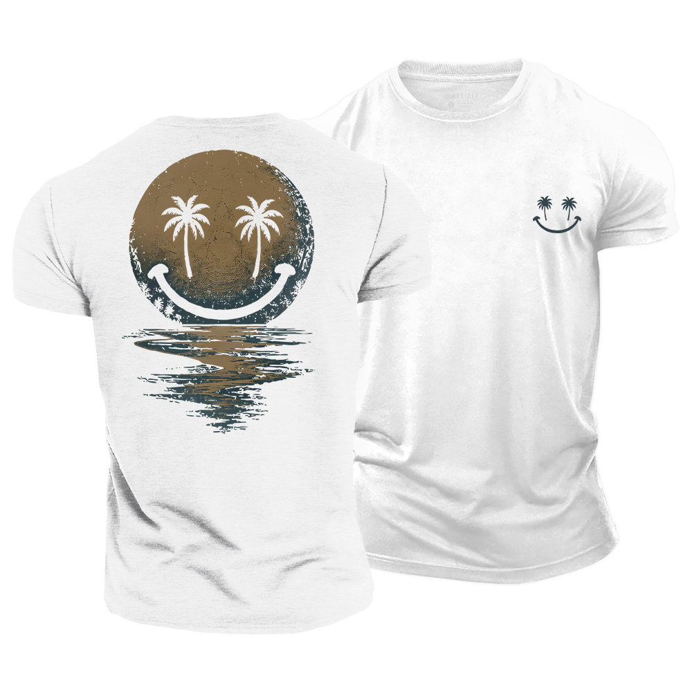 Island Life Smile Cotton T-Shirt