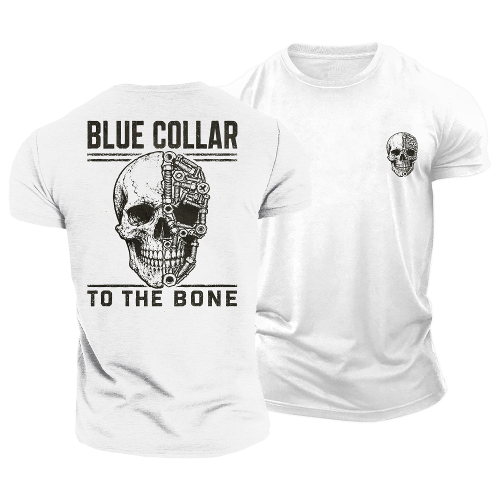 Built Blue Collar Cotton T-Shirt