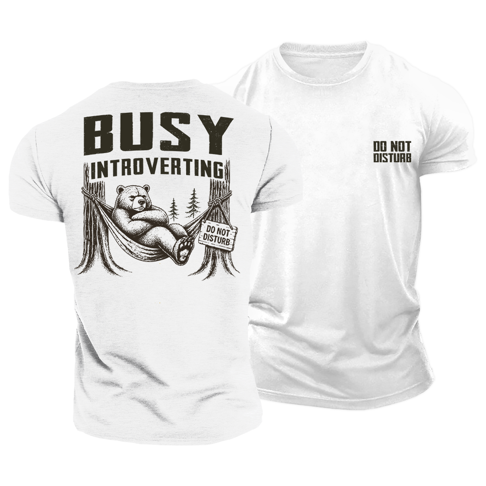 Do Not Disturb Bear Cotton T-Shirt