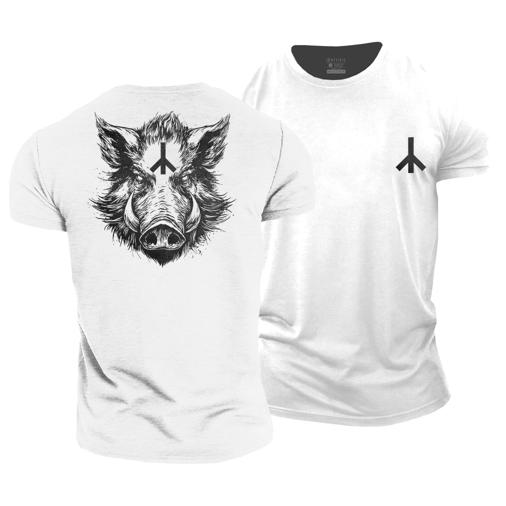 Boar Warrior Cotton T-Shirt
