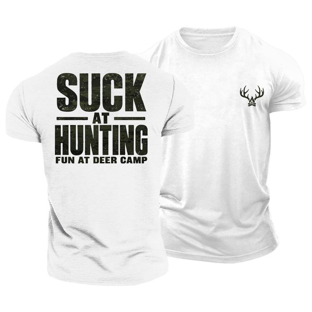 Fun At Deer Camp Cotton T-Shirt