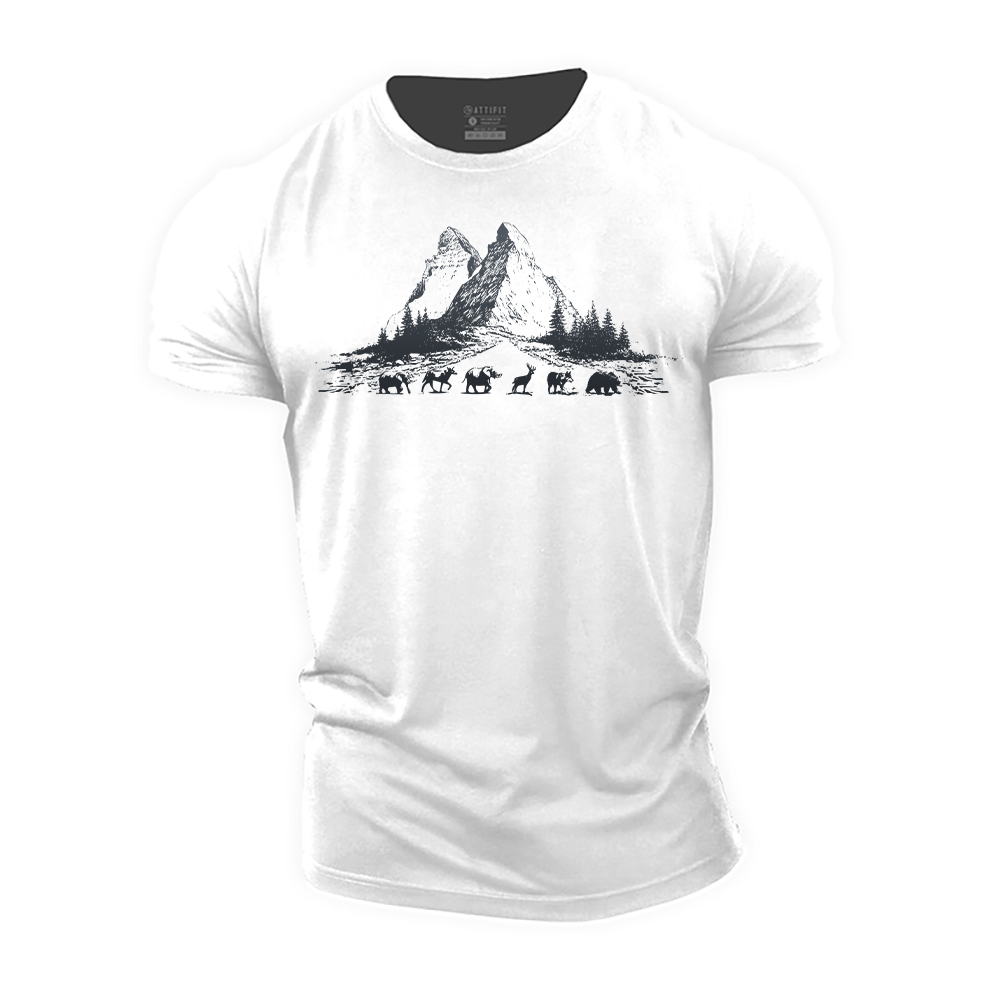 Nature and Animals Cotton T-Shirt