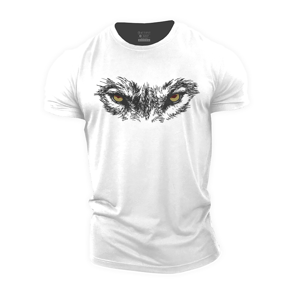 Wolf Eyes Cotton T-Shirt
