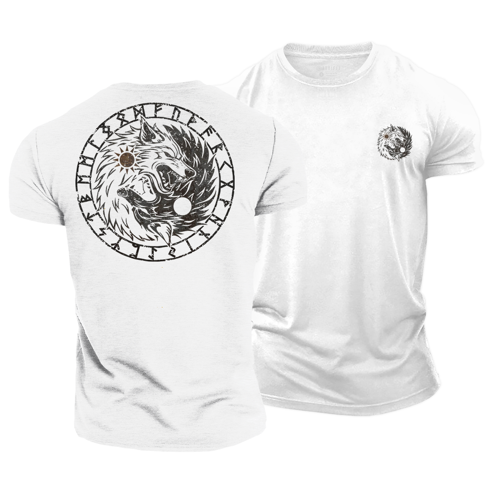 T-shirts graphiques Viking en coton