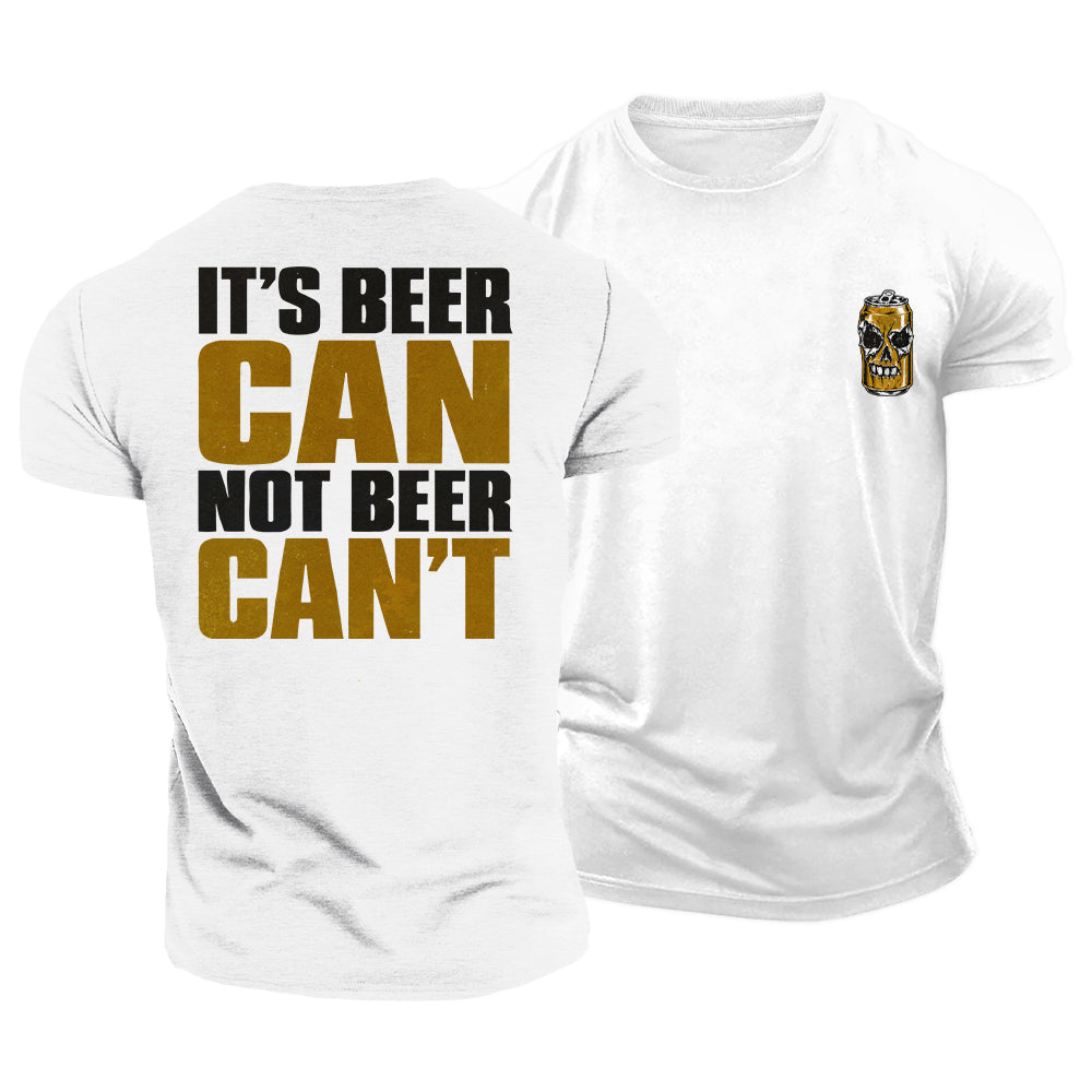 Beer Can Do It Cotton T-Shirt