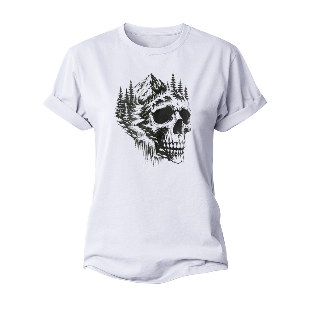 Mountain Skull Wilderness Women's Cotton T-Shirt
