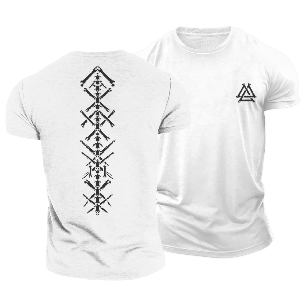 Runes of Strength Cotton T-Shirt