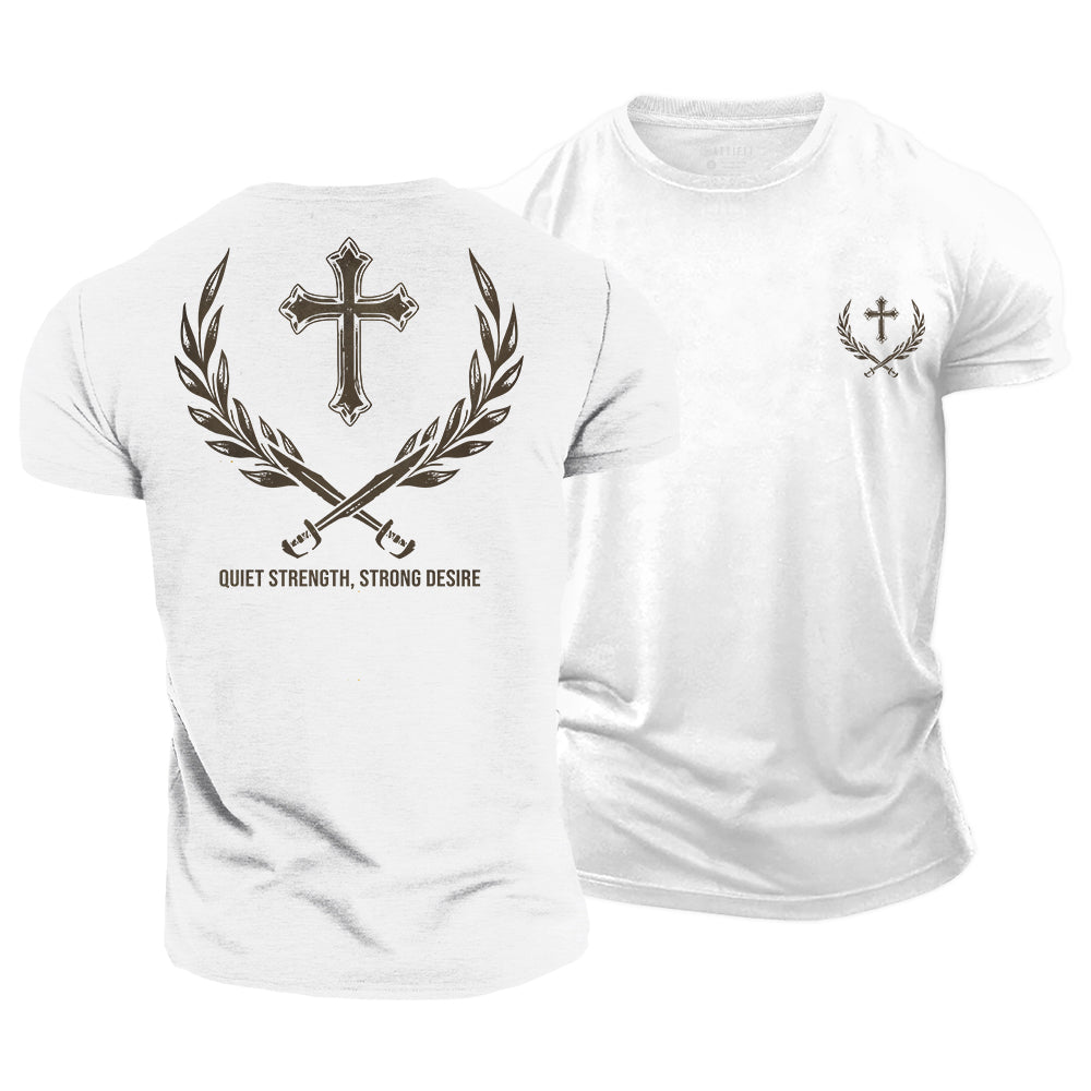 Quiet Strength, Strong Desire Cotton T-Shirt