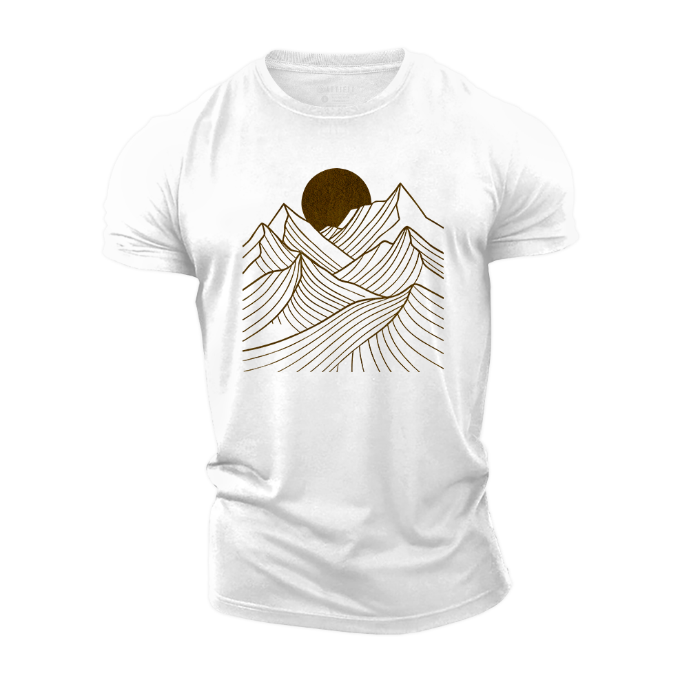 Sun over Silence Cotton T-Shirt