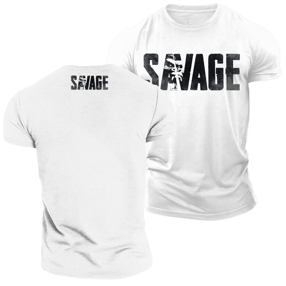 Savage Strength Cotton T-Shirt