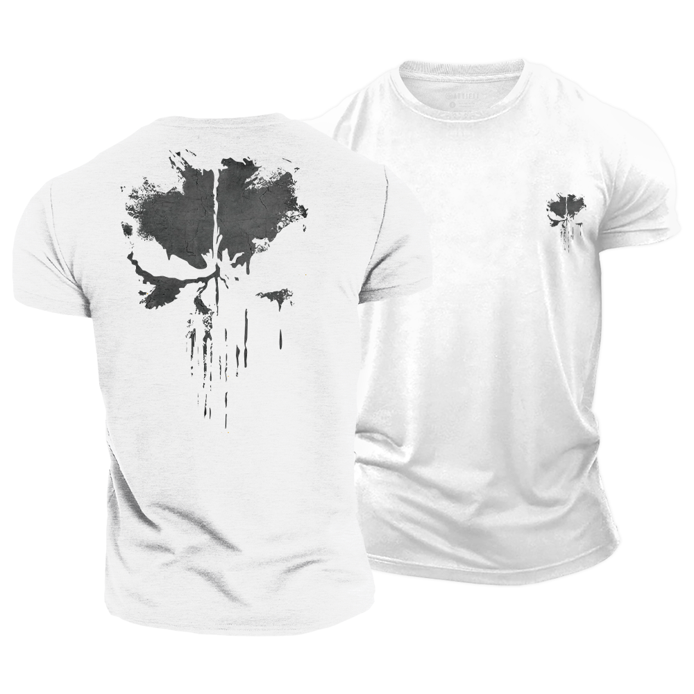 Skull Warrior Cotton T-Shirt
