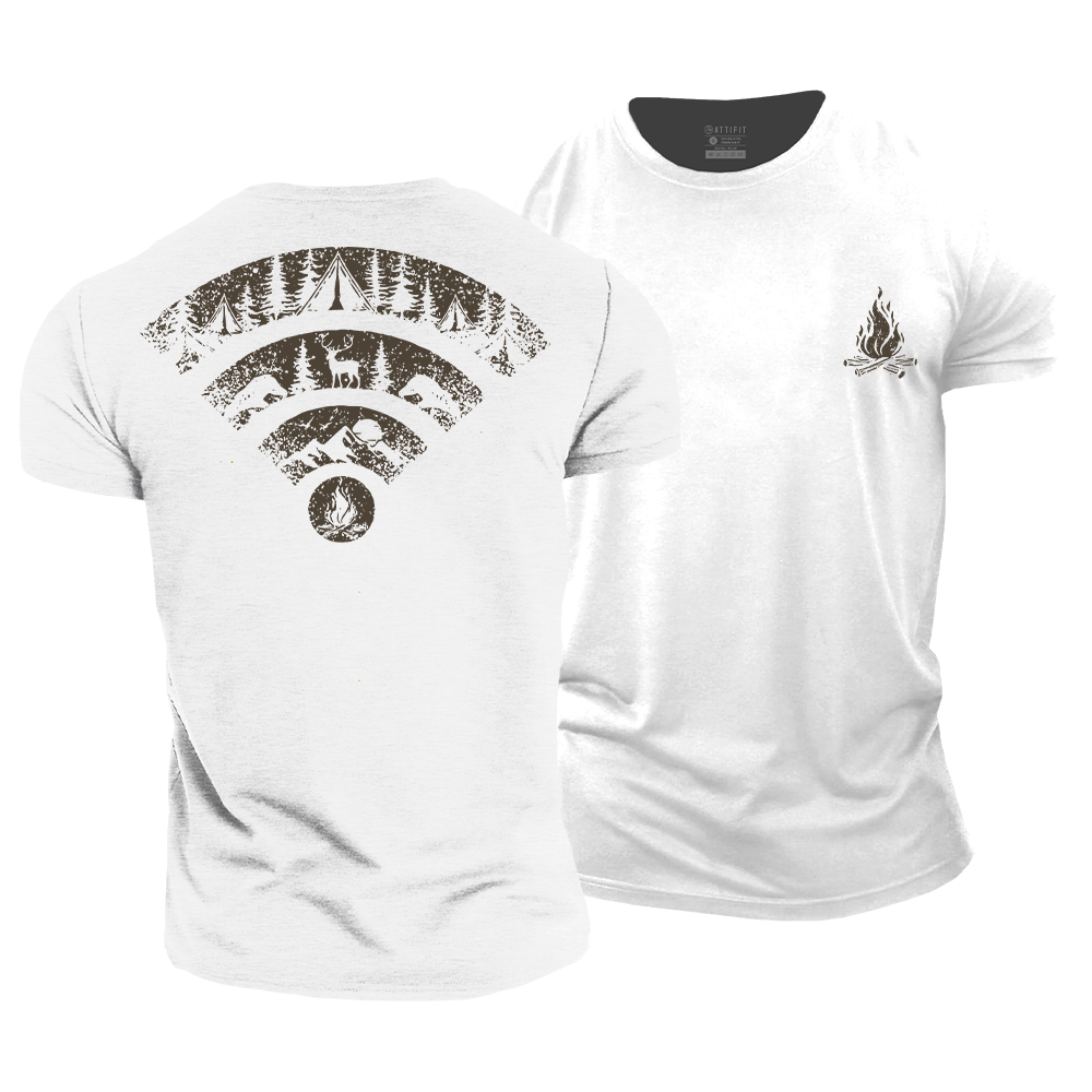 Forest Frequency Cotton T-Shirt