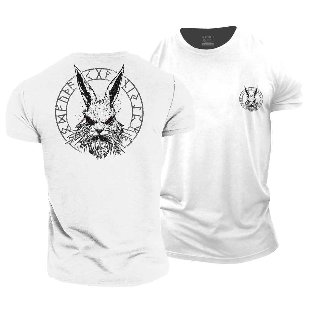 Viking Rabbit Cotton T-Shirt