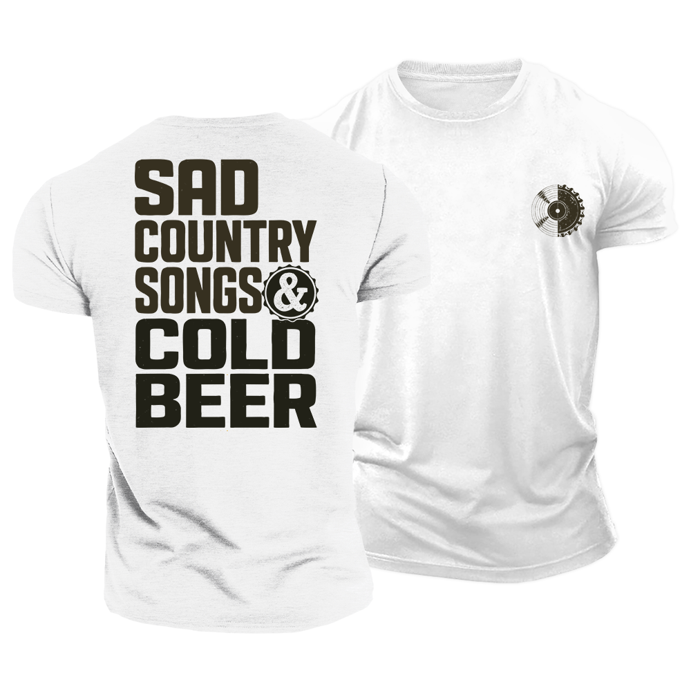 Cold Beer Country Cotton T-Shirt
