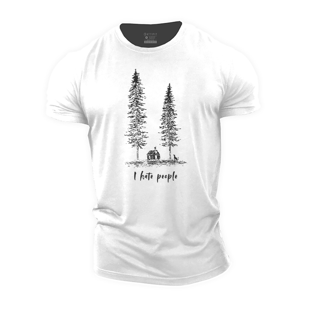 I Hate People Cotton T-Shirt