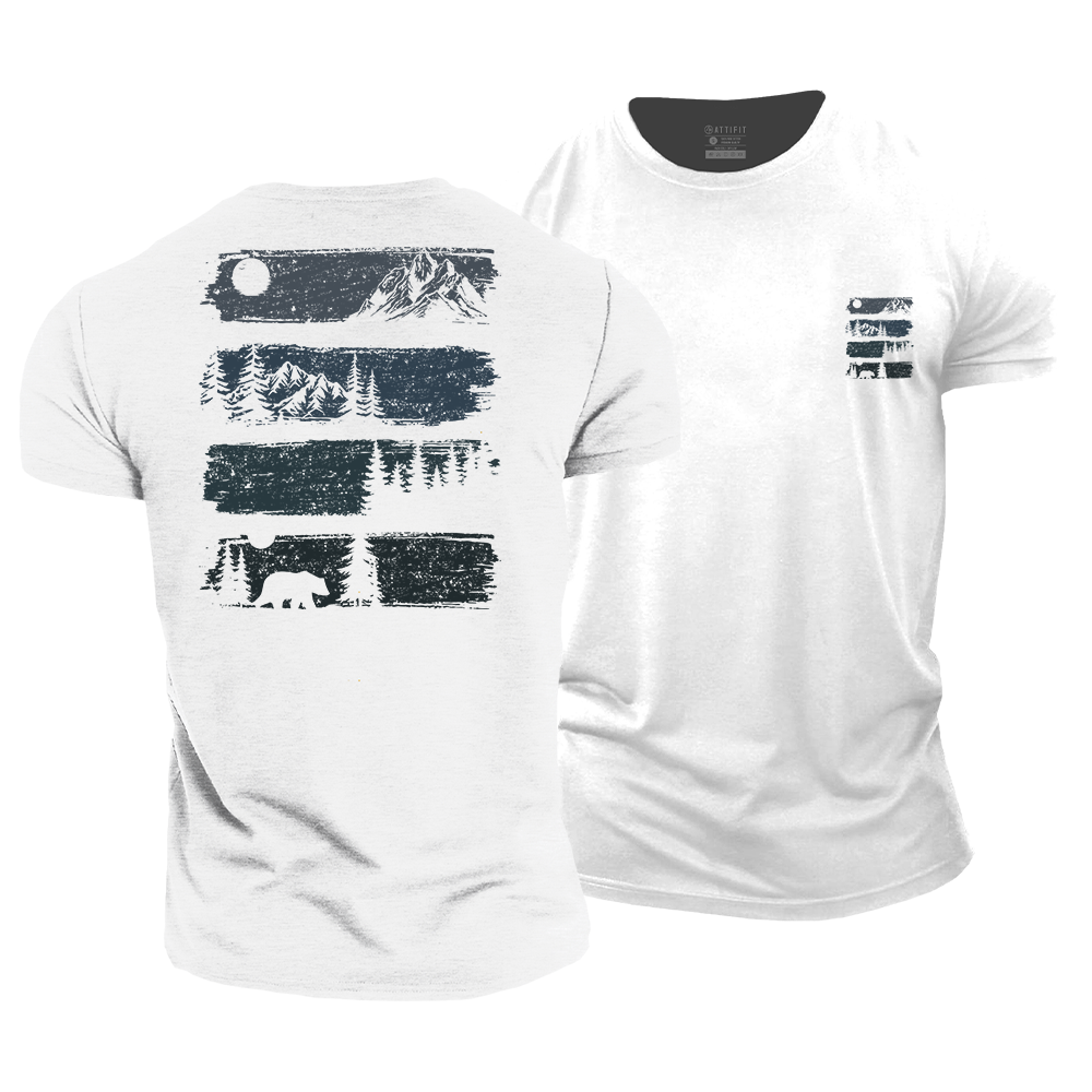 Tranquil Nature Cotton T-Shirt