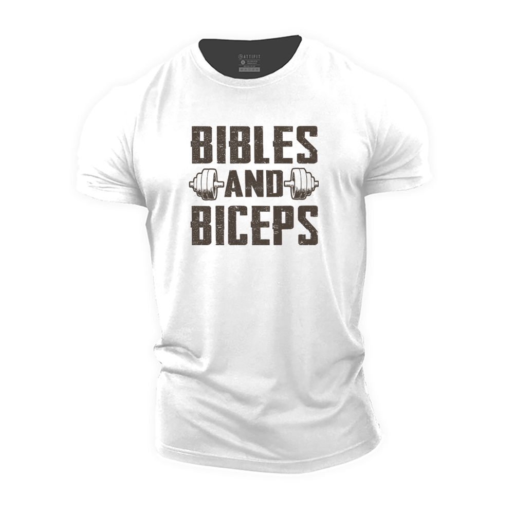 Bibles and Biceps Cotton T-Shirt