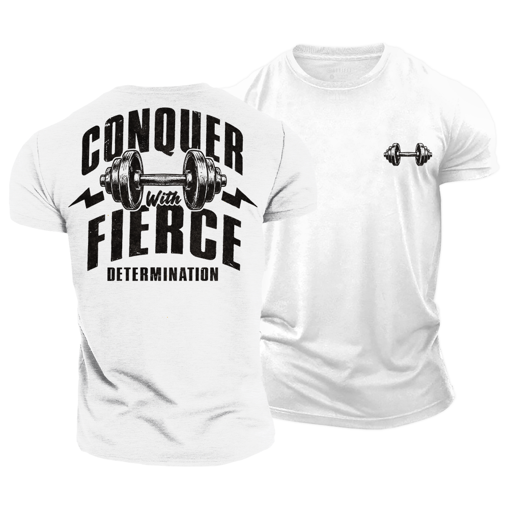 Conquer with Grit Cotton T-Shirt