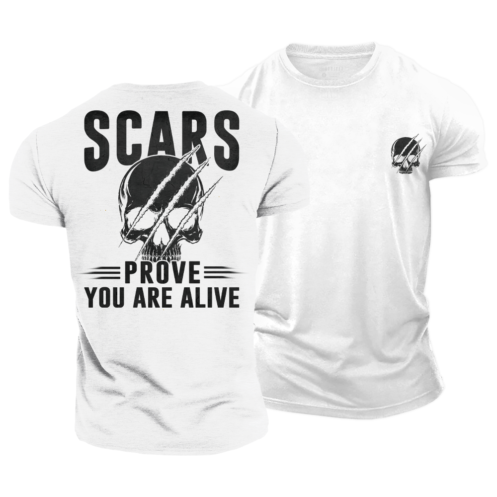 Scars Mean Alive Cotton T-Shirt