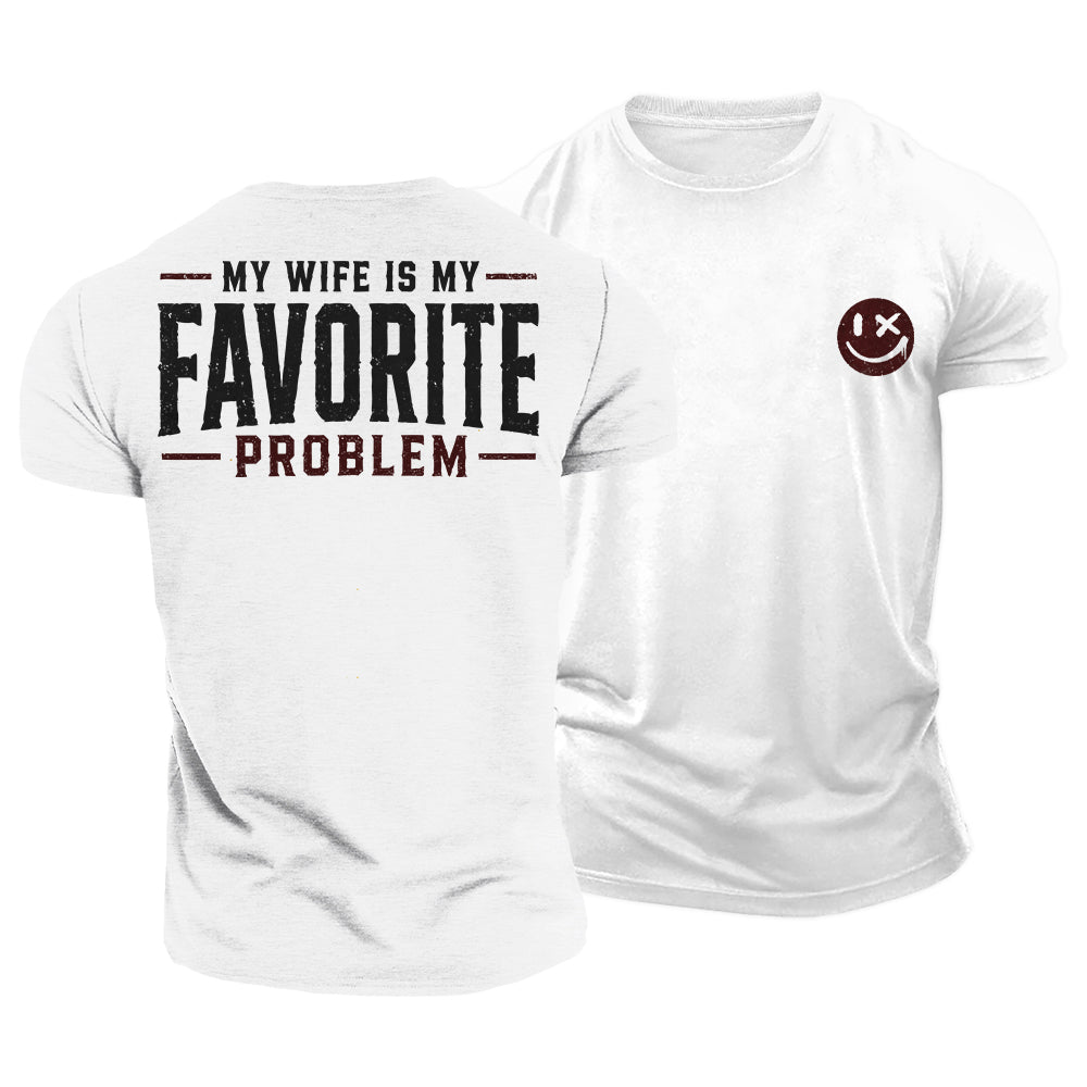 Marriage Humor Cotton T-Shirt