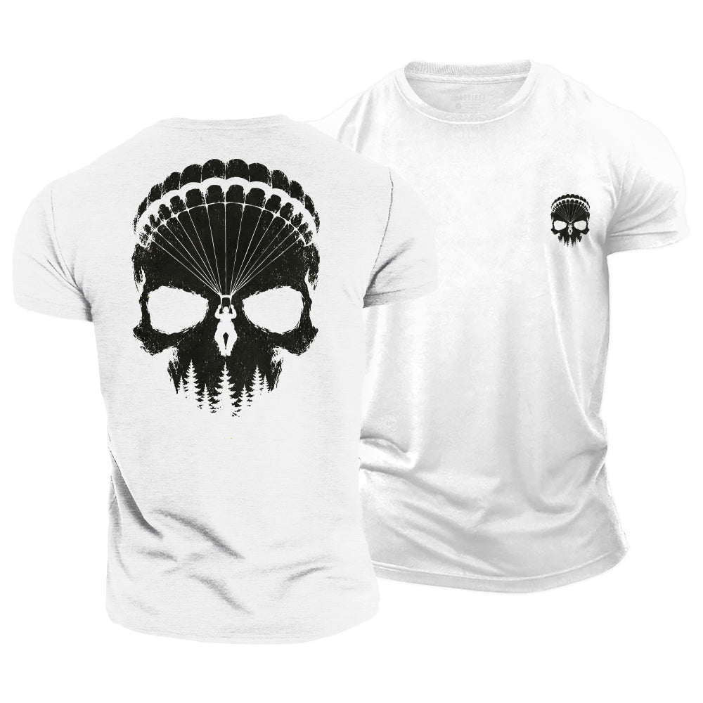 Adventure Skull Cotton T-Shirt