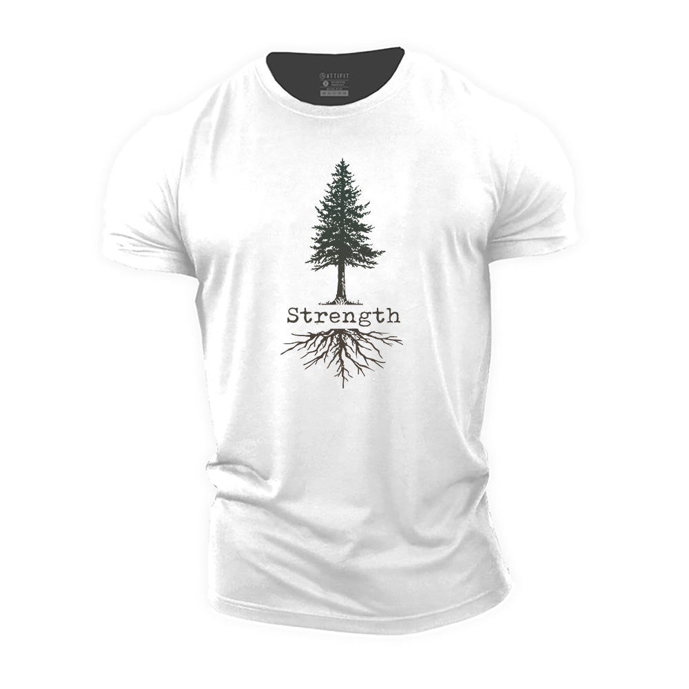 Strength Of A Tree Cotton T-Shirt