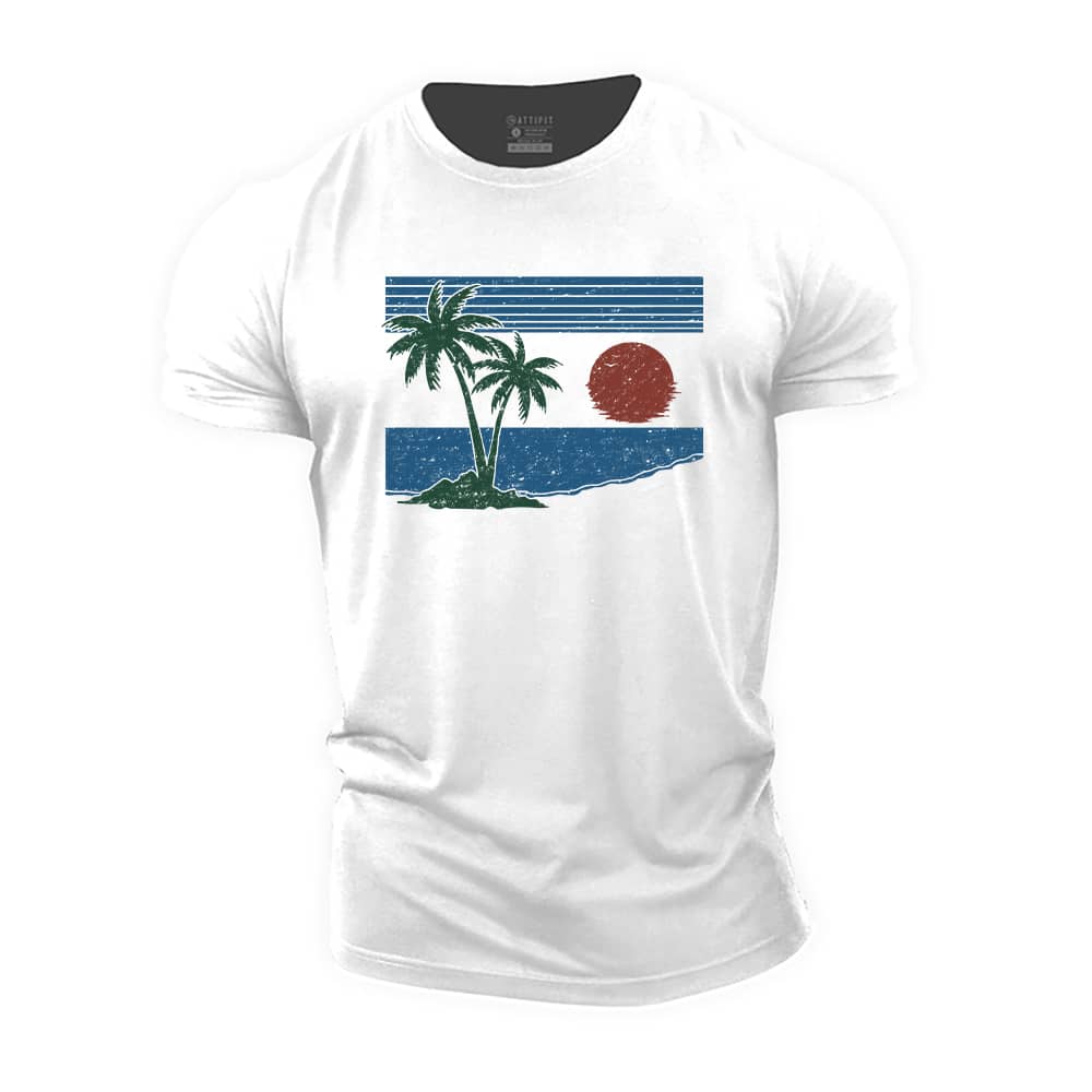 Coast Sunrise Cotton T-Shirt