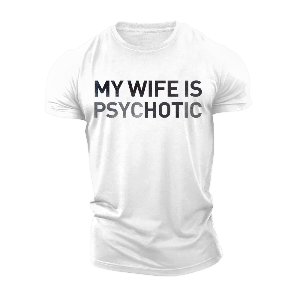 My Wife Is Hot Cotton T-Shirt