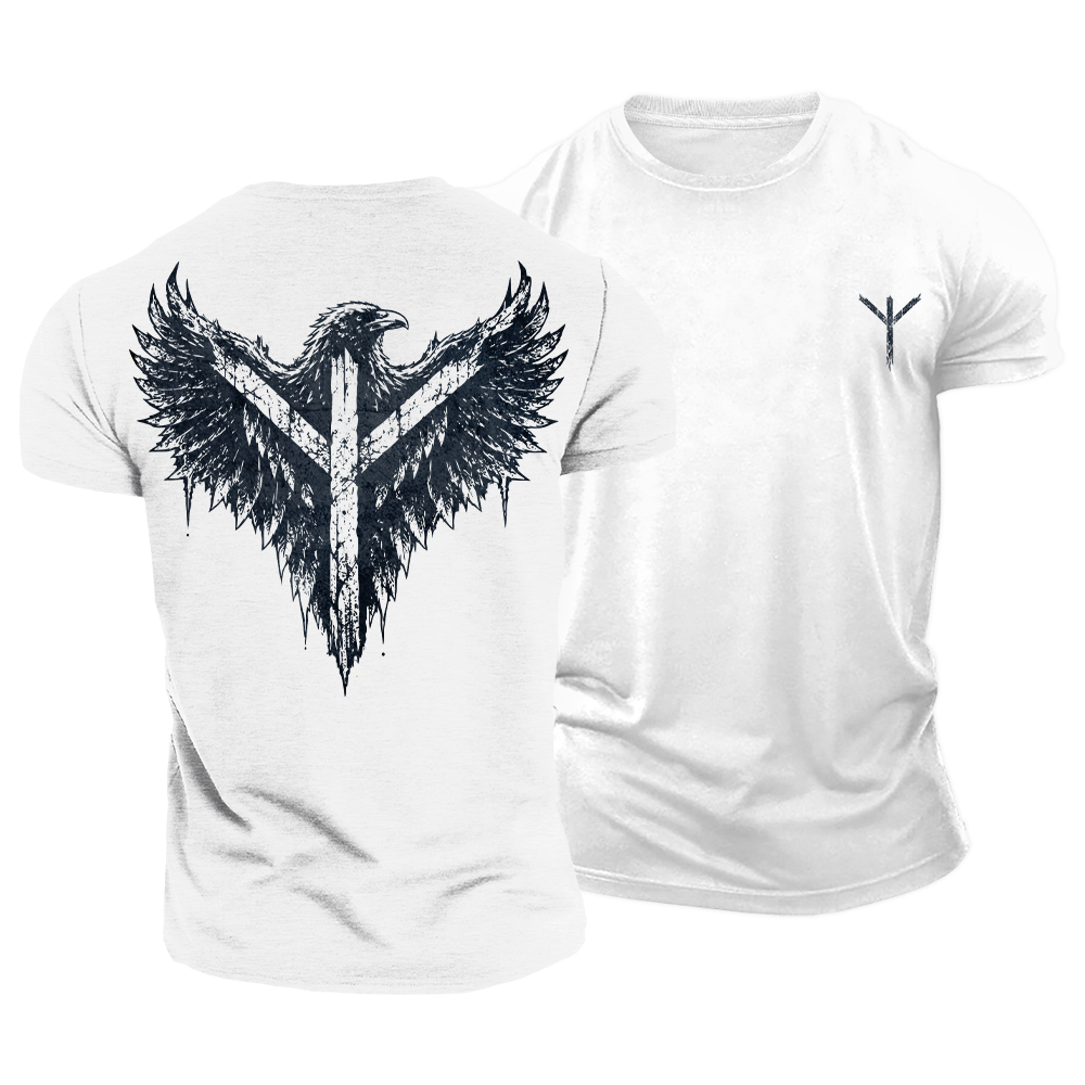 Viking Symbol Cotton T-Shirt