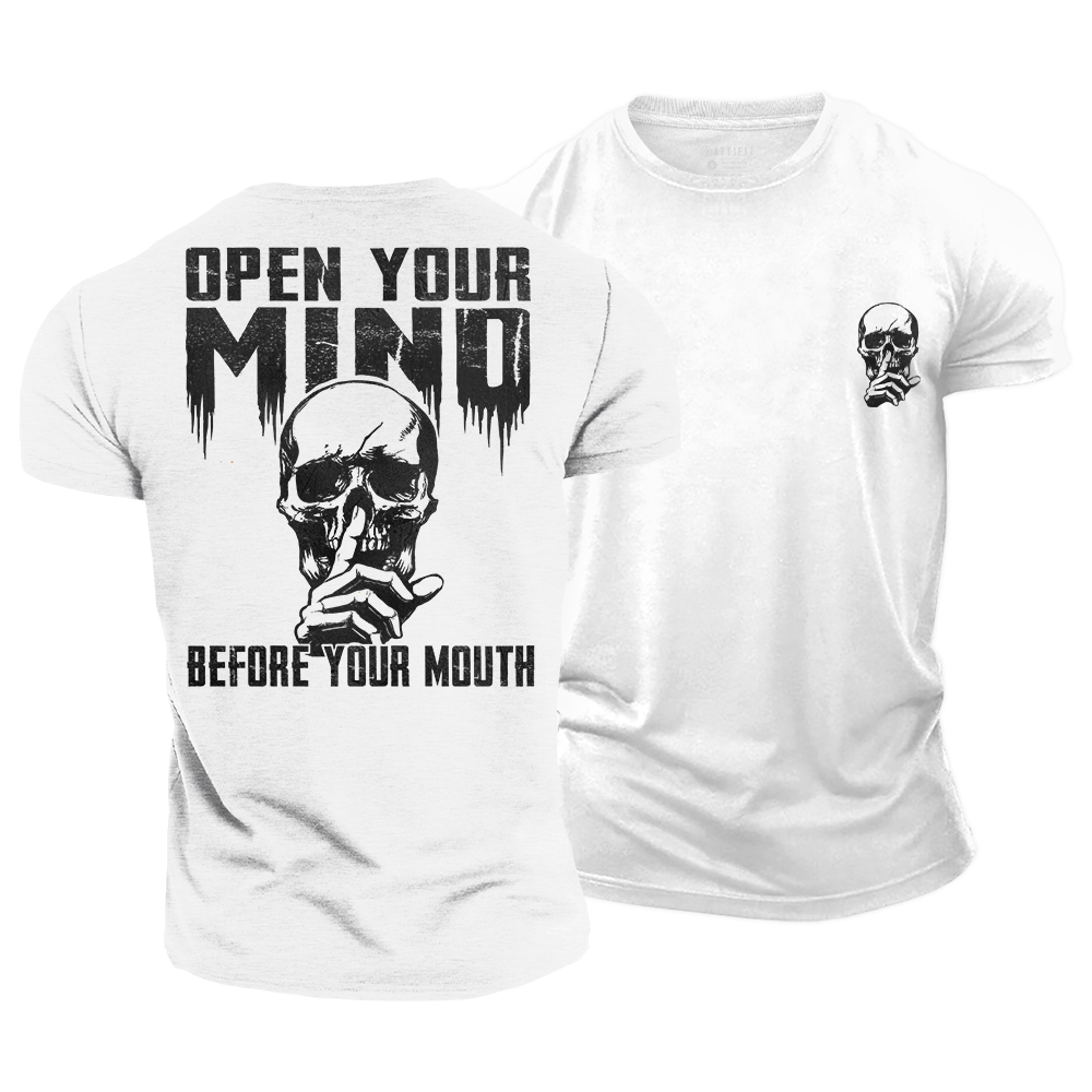 Mind Before Mouth Cotton T-Shirt
