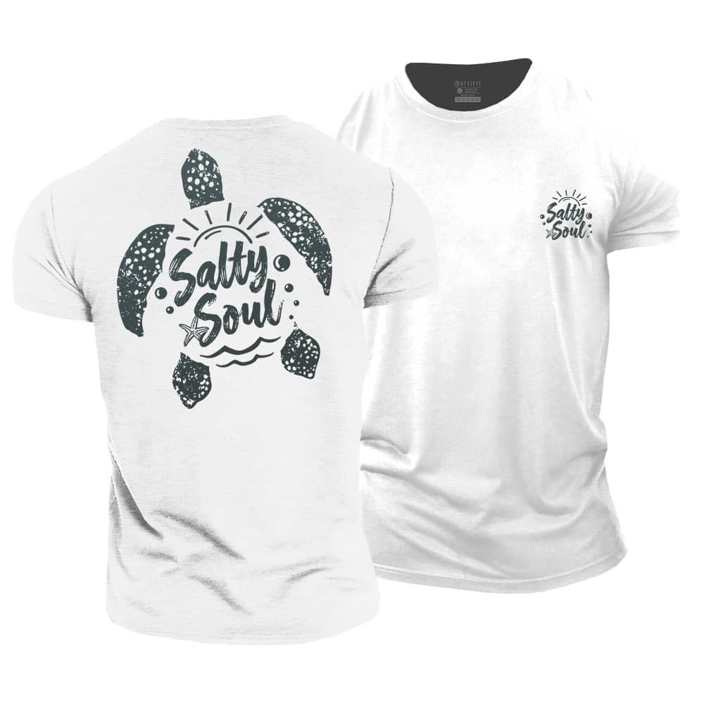 Salty Soul Cotton T-Shirt