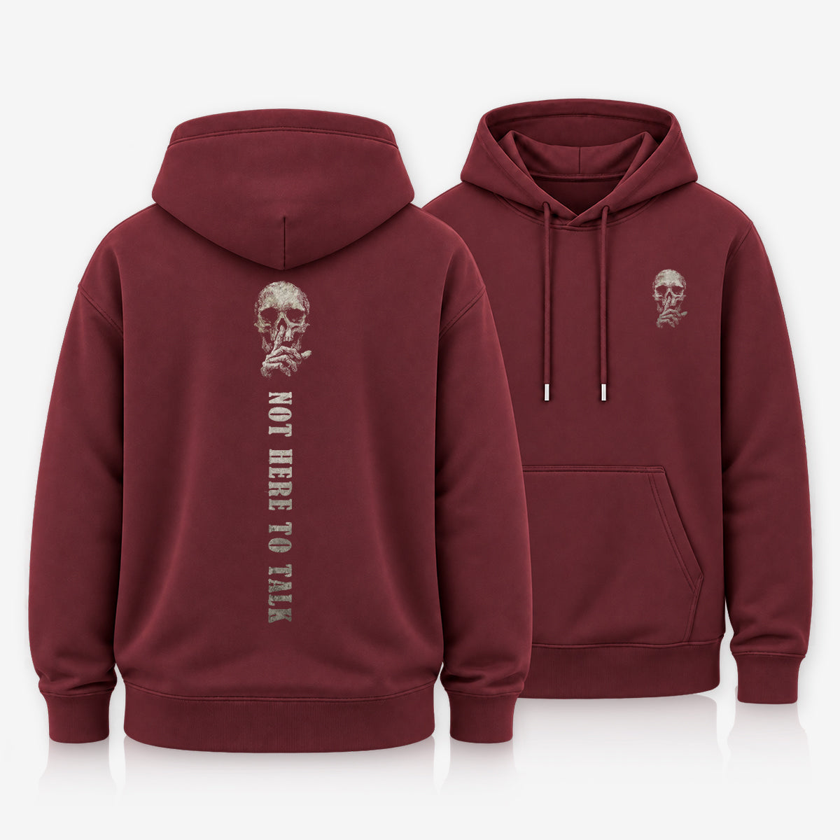Not Here to Talk Hoodie