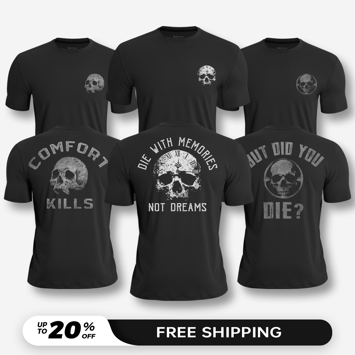 Motivation 3-Pack - Quick-Dry T-Shirts